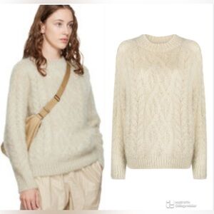 ISABEL MARANT Thomas cable-knit jumper NWT M